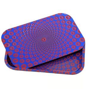 Phish Donut Vortex Large Rolling Tray + 3D Lenticular Magnetic Lid ~ Brand New!